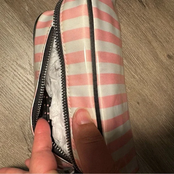 Victoria's Secret Pink and White Striped Pouch - Picture 4 of 5